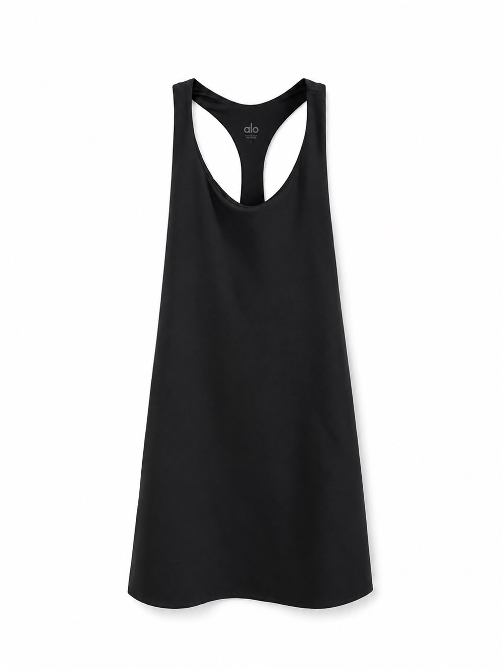 Alo Black Racerback Tank Dress